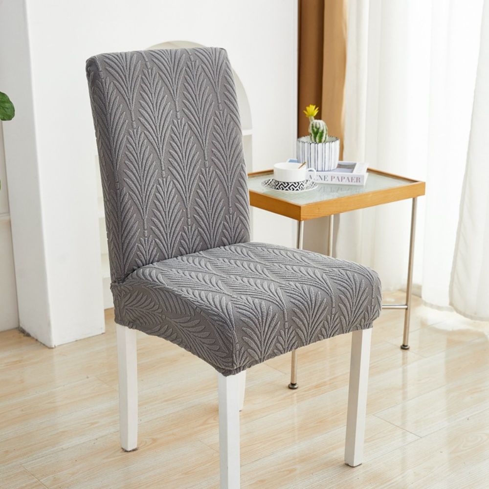 Housse de chaise élastique en jacquard Jacquessa
