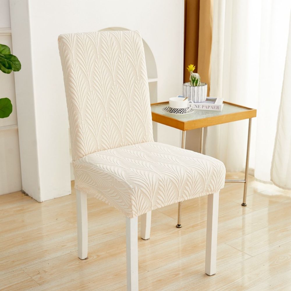 Housse de chaise élastique en jacquard Jacquessa