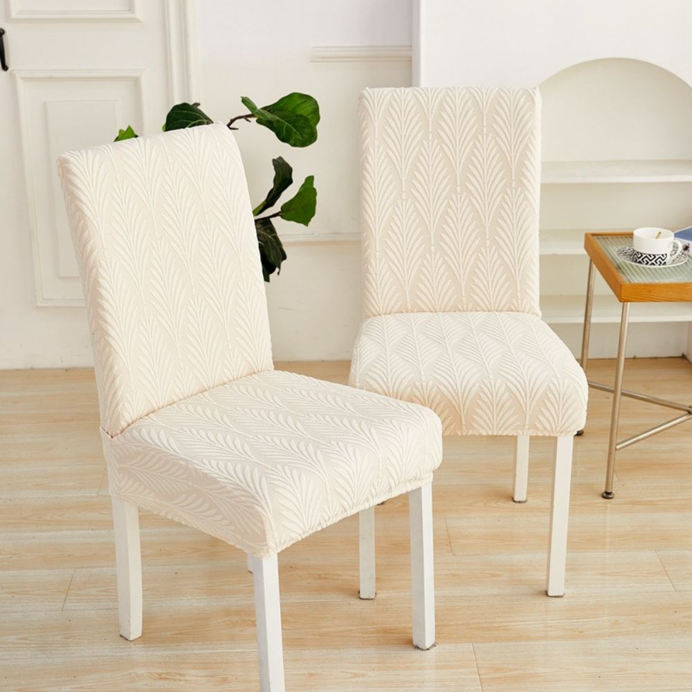 Housse de chaise élastique en jacquard Jacquessa