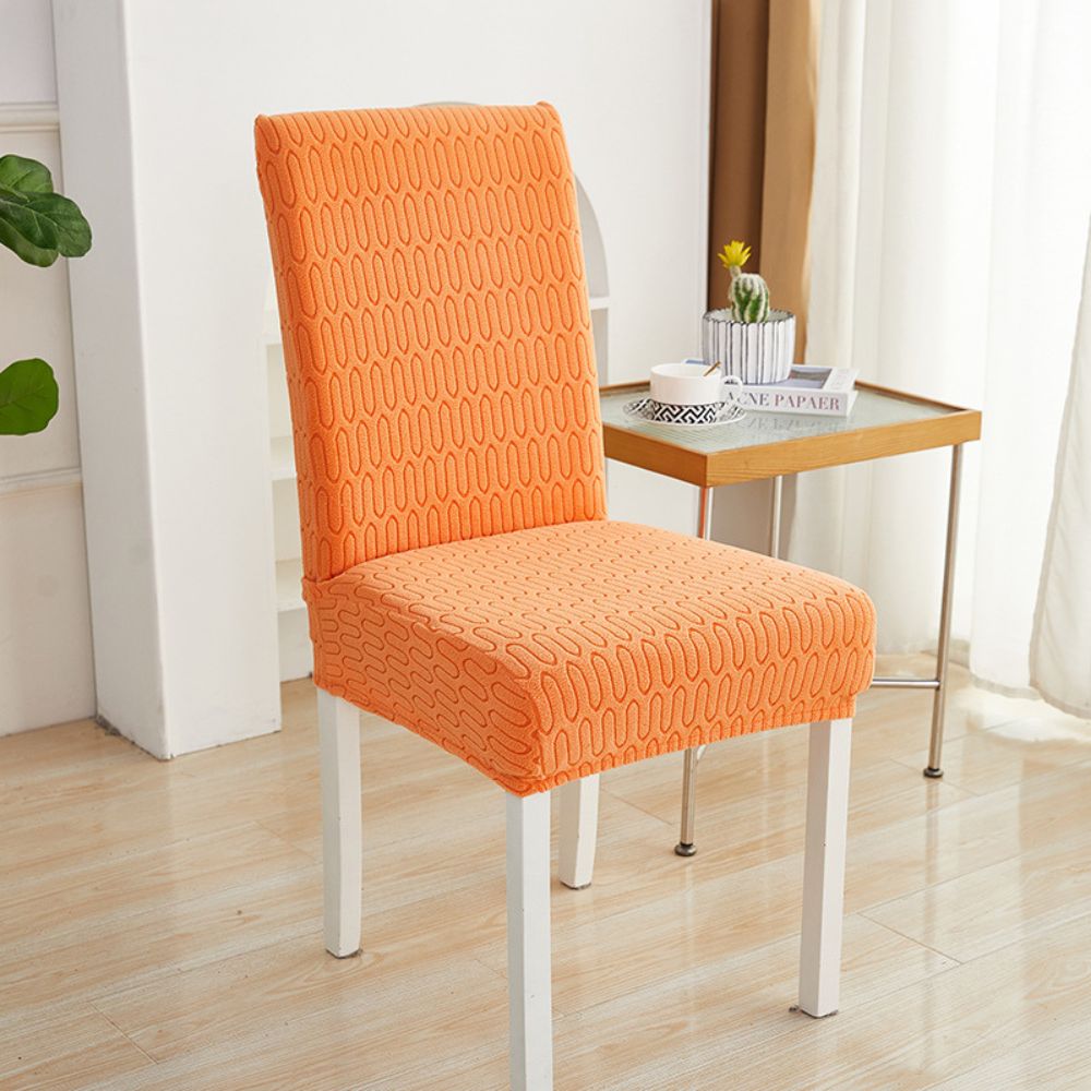Housse de chaise élastique en jacquard Jacquessa