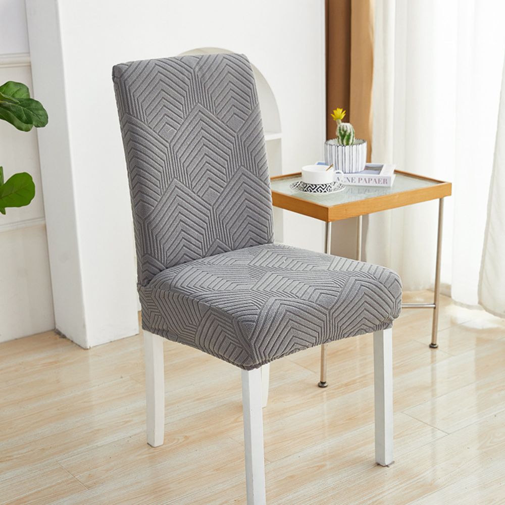 Housse de chaise élastique en jacquard Jacquessa