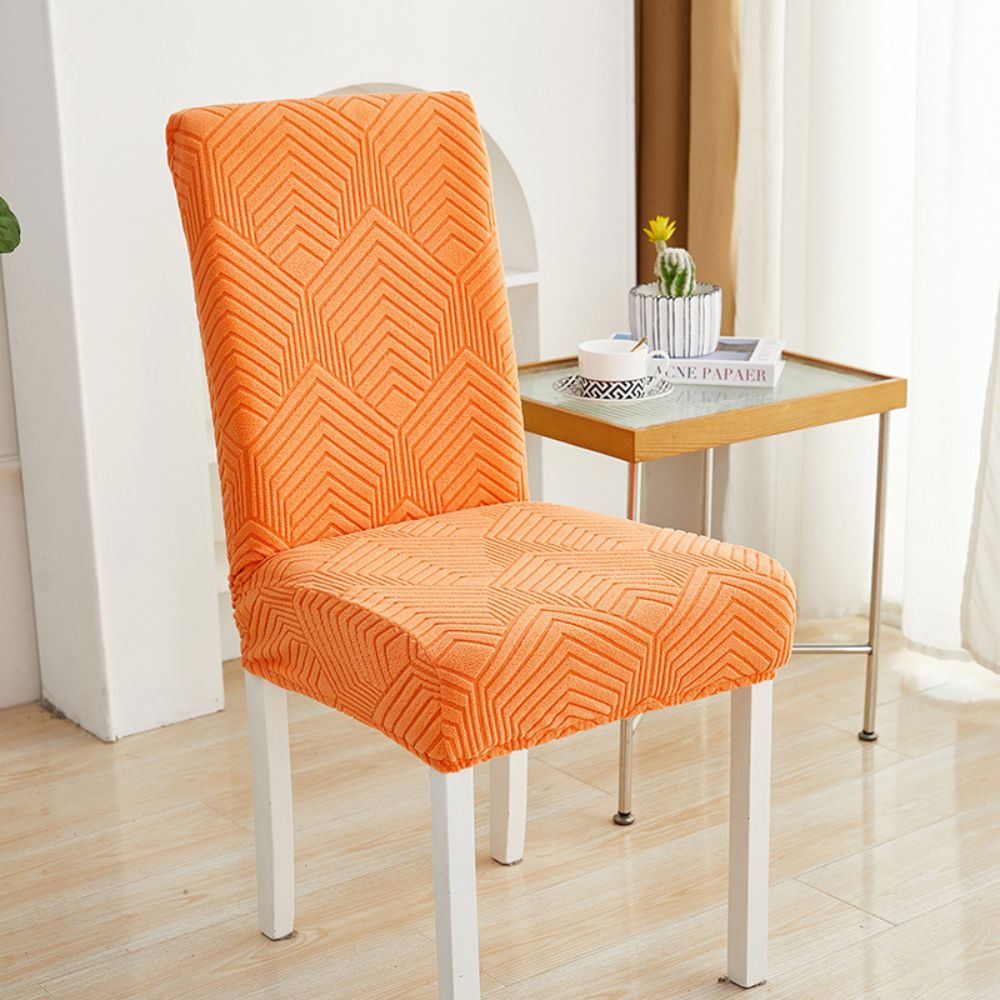 Housse de chaise élastique en jacquard Jacquessa