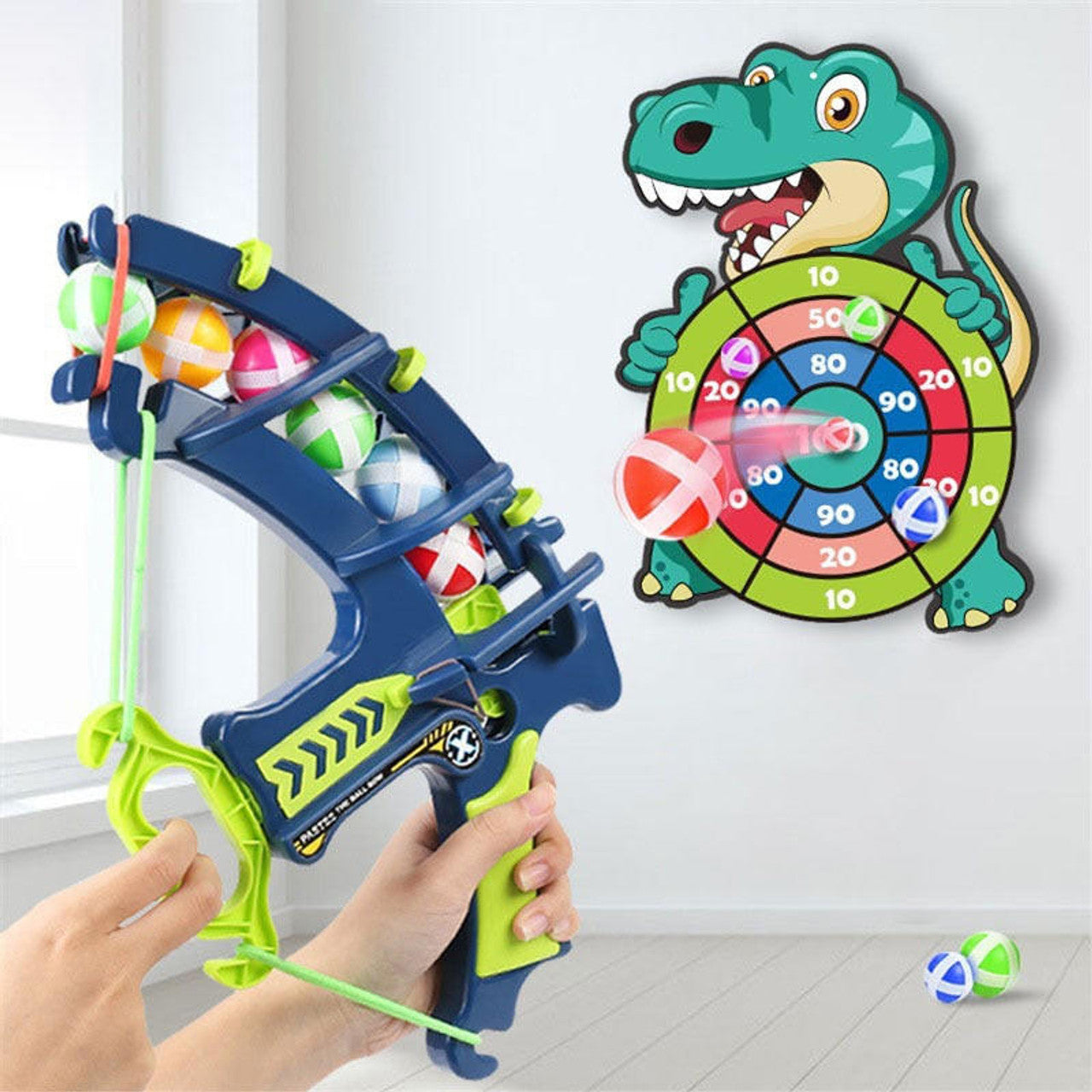 Jeu de Fléchettes pour Enfants – Cible à Balles Collantes Sécurisée & Amusante