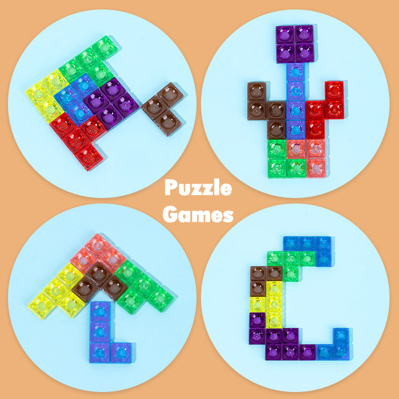 Jeu de société puzzle Tetris 3D pour enfants