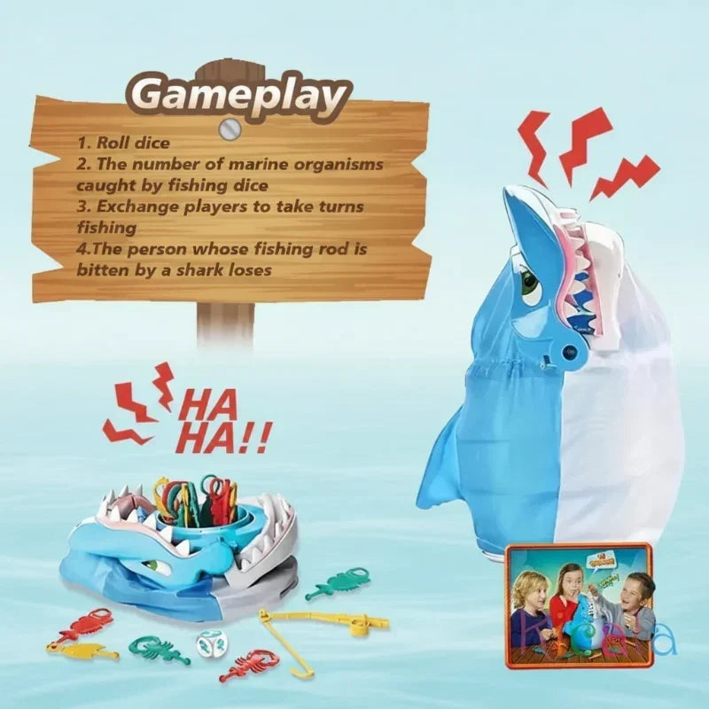 Jeu de société éducatif familial Shark Attack pour enfants