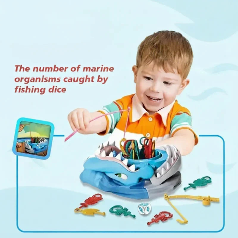 Jeu de société éducatif familial Shark Attack pour enfants