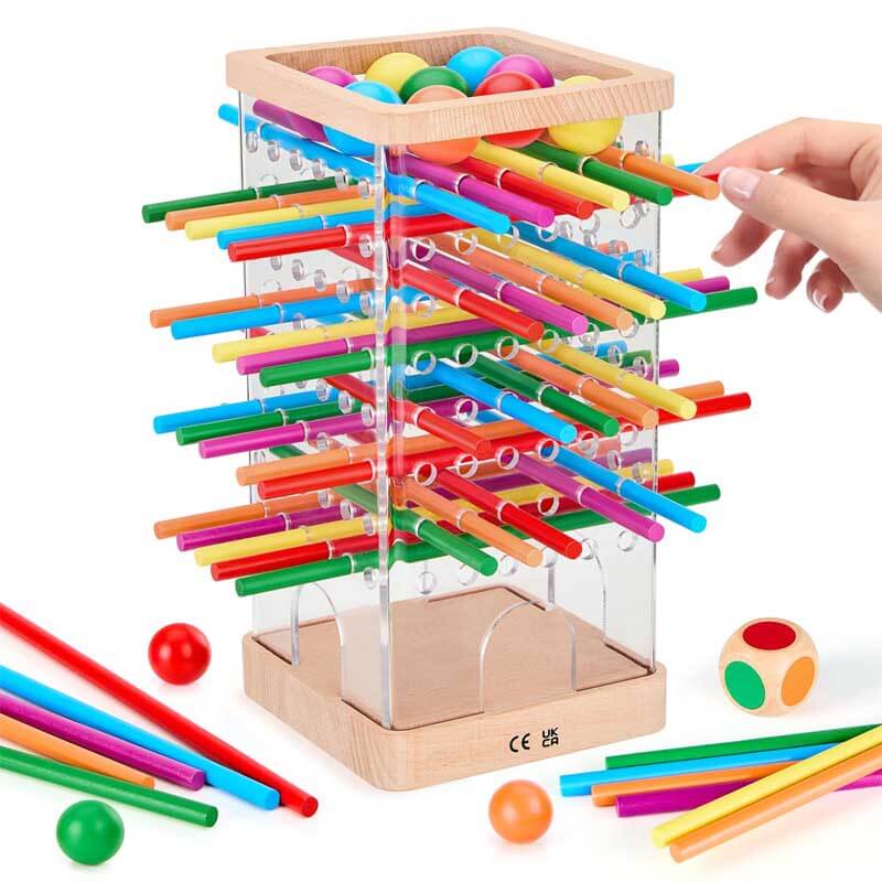 Jeu de société éducatif en bois pour enfants