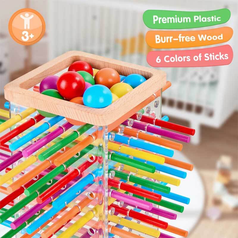 Jeu de société éducatif en bois pour enfants