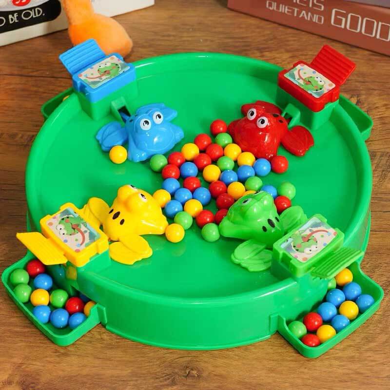 Jeu de société pour enfants en langue de grenouille pour s'amuser en famille