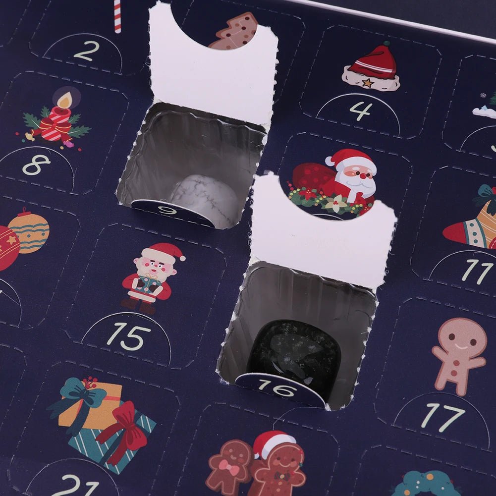Calendrier de l'Avent pour enfants avec fouille de pierres précieuses 2025