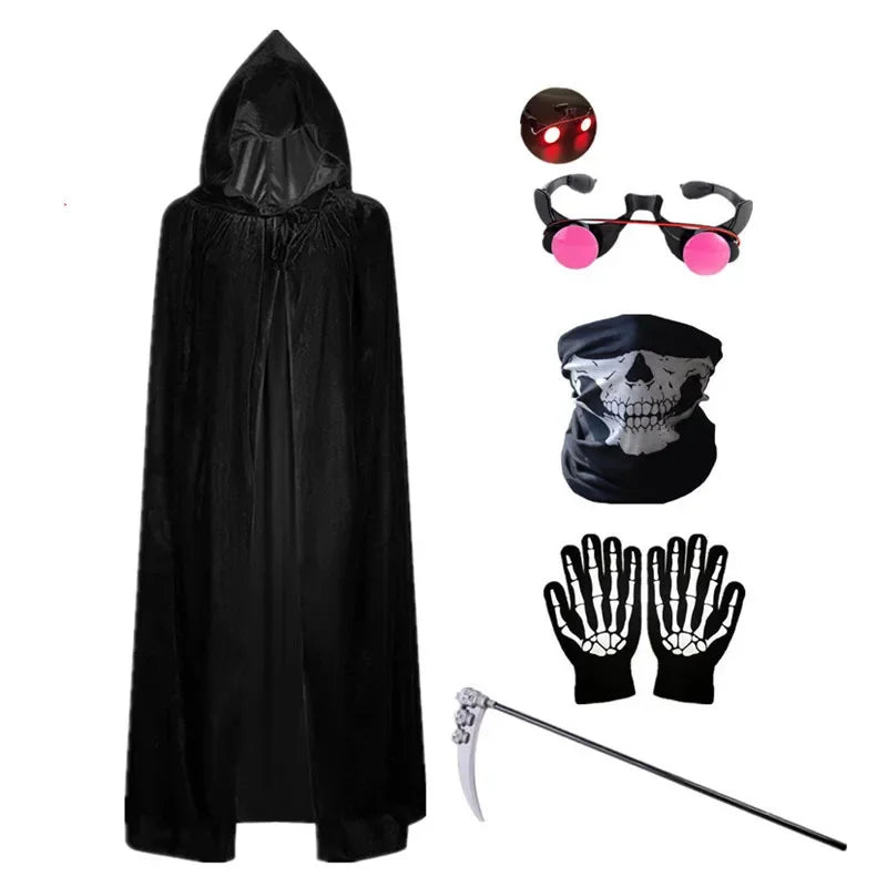 Costume d'Halloween pour enfants de la Faucheuse