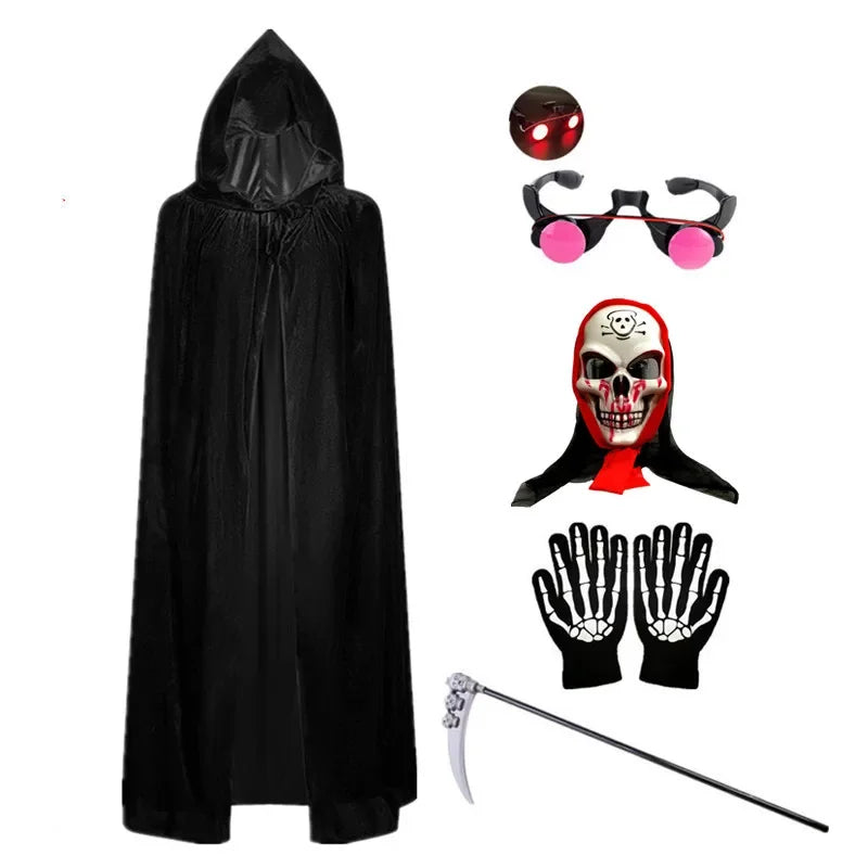 Costume d'Halloween pour enfants de la Faucheuse