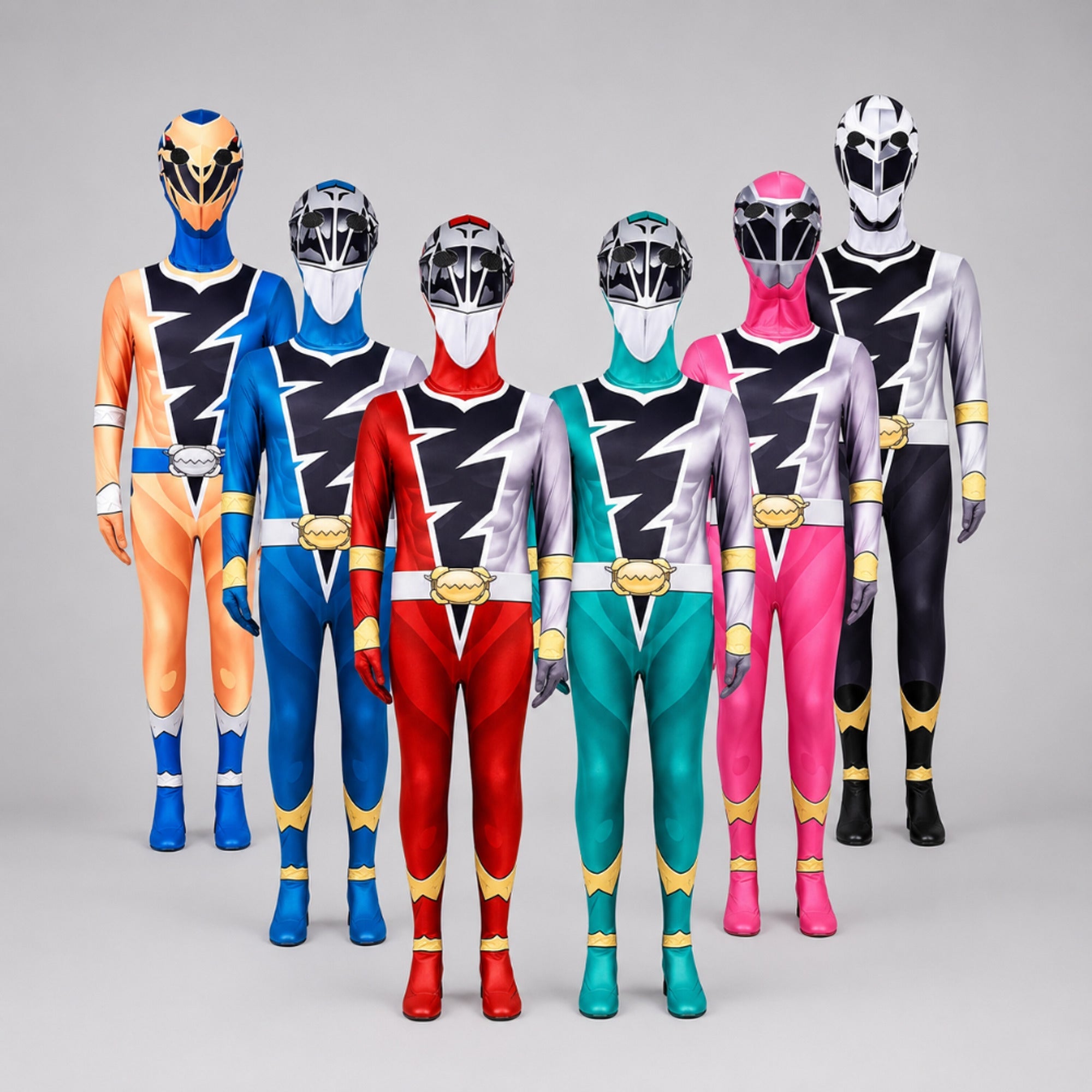 Costume d'Halloween pour enfants, combinaison de super-héros avec tissu extensible confortable