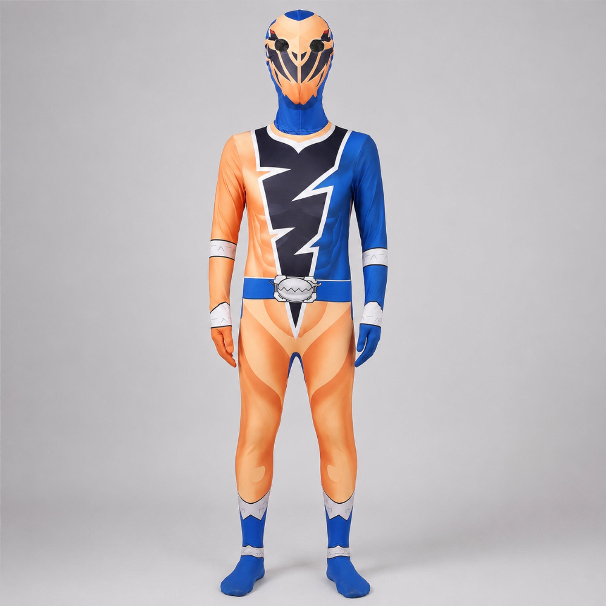 Costume d'Halloween pour enfants, combinaison de super-héros avec tissu extensible confortable