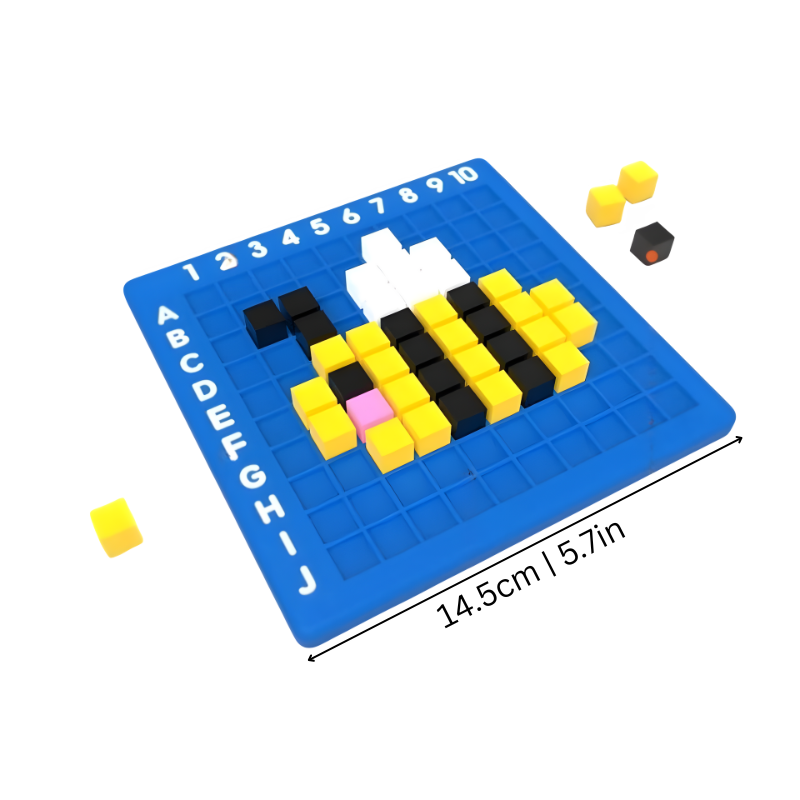 Jeu de société Pixel Art pour l'éducation STEM pour enfants