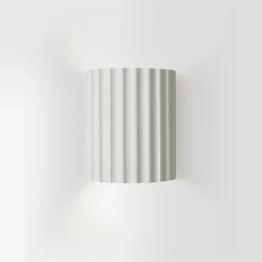 Applique Moderne avec Résine Nervurée Design Sculpture Forme Éclairage Mural Exclusif pour Salon Chambre Hall Applique Artistique LED 7W | Sansotis