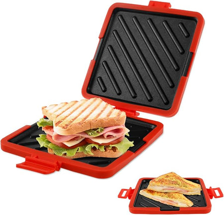 Presse à Croque-Monsieur pour Micro-Ondes – Dorée & Croustillante en 5 Min