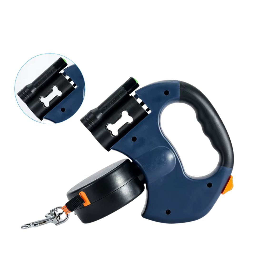 Laisse Double pour Chien – Anti-Nœuds LED – Promenade Facile