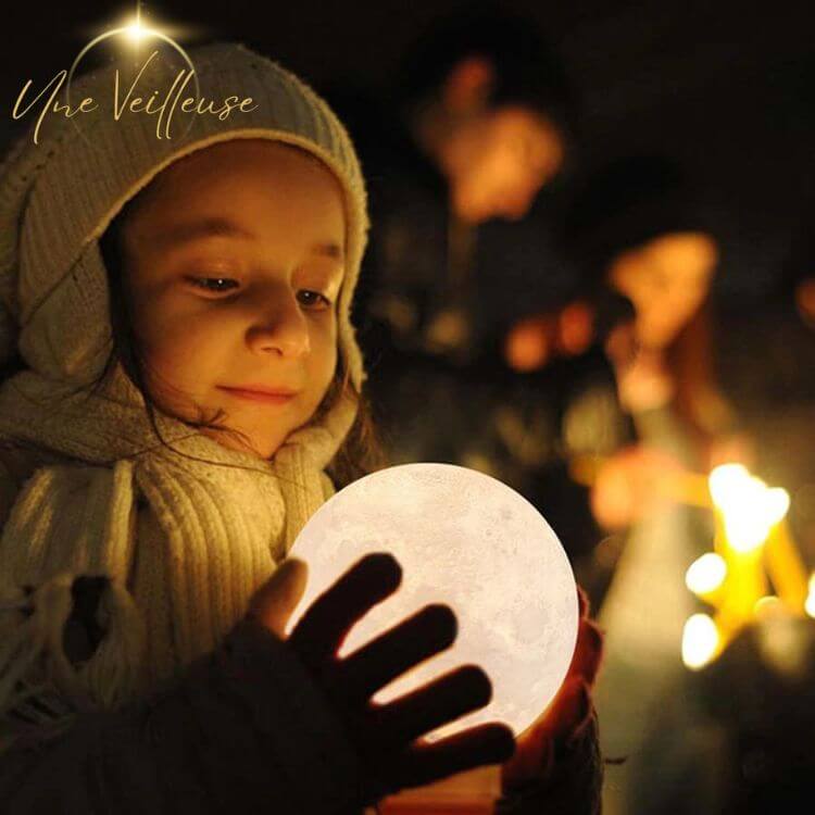 Lampe de table de chevet design - LunarLight™ Moon Lamp