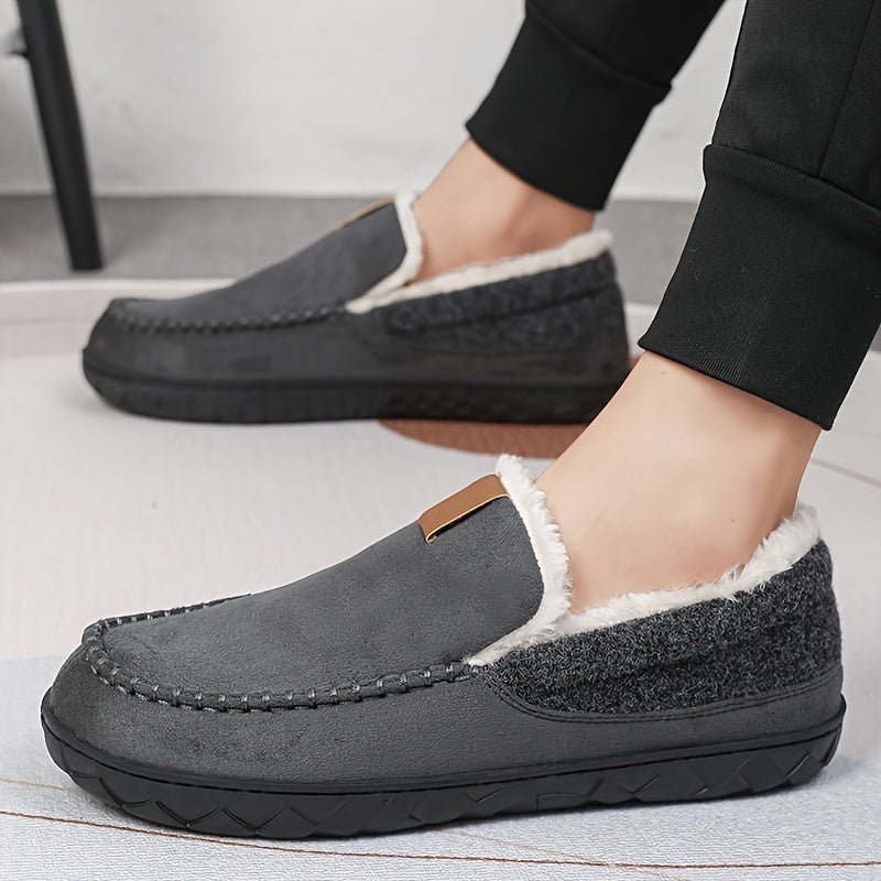 Lars – Pantoufles Chaudes avec Doublure en Laine