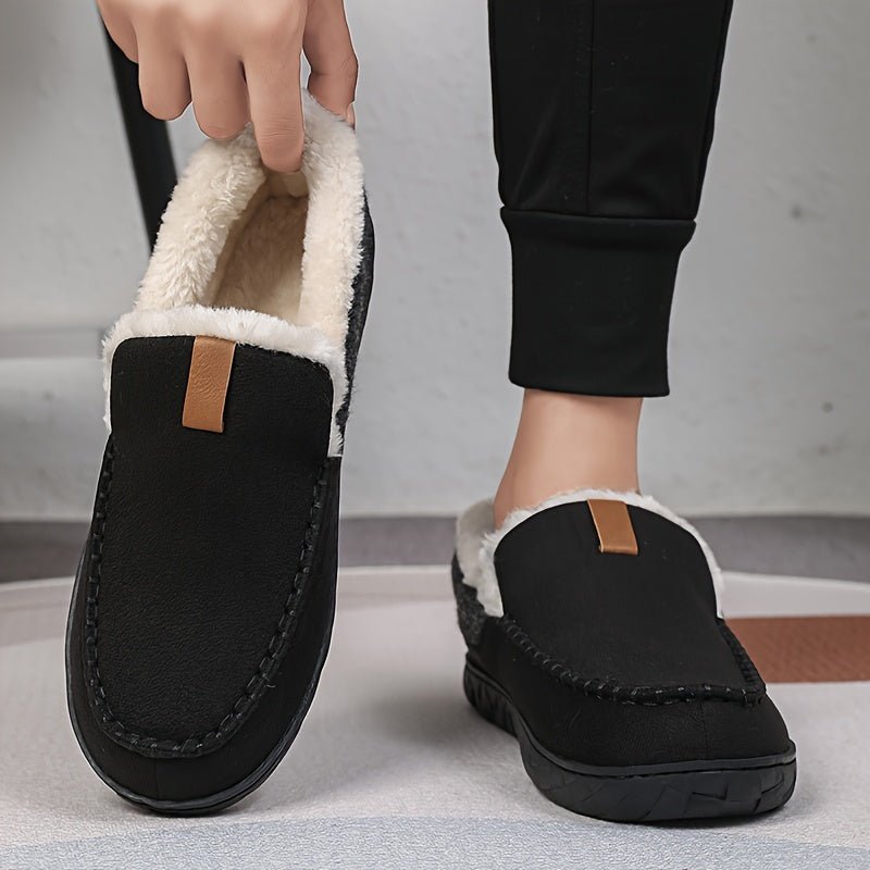 Lars – Pantoufles Chaudes avec Doublure en Laine