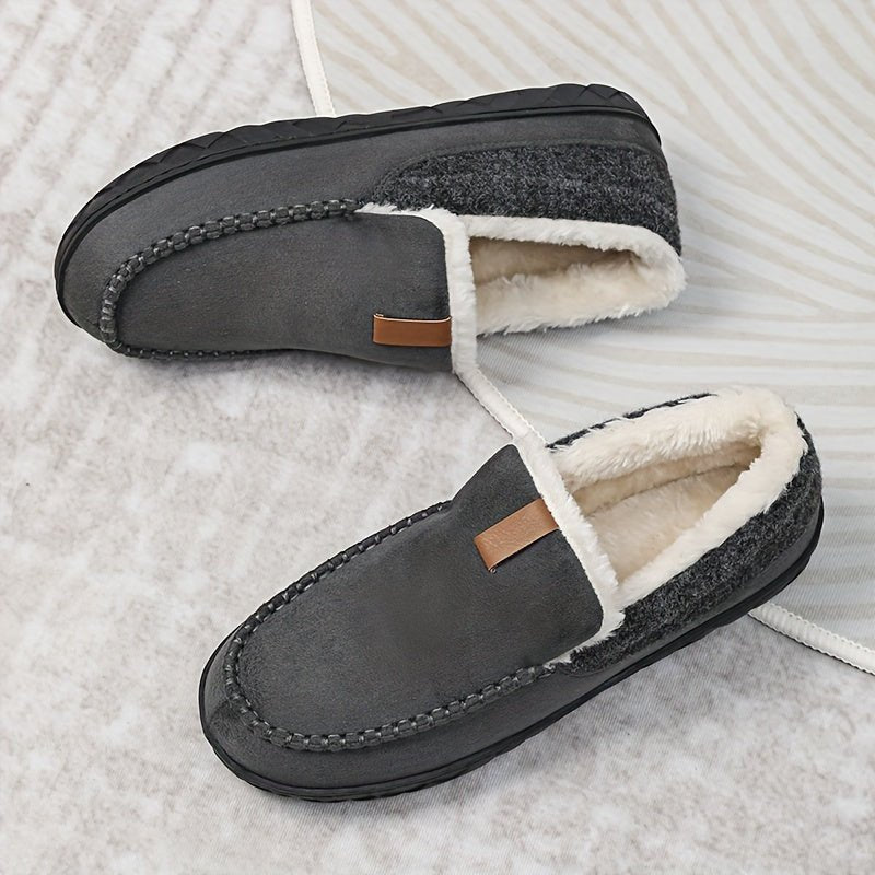 Lars – Pantoufles Chaudes avec Doublure en Laine
