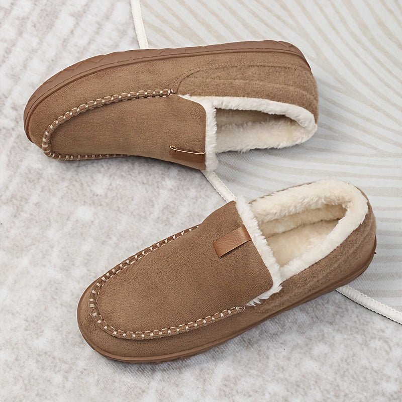 Lars – Pantoufles Chaudes avec Doublure en Laine