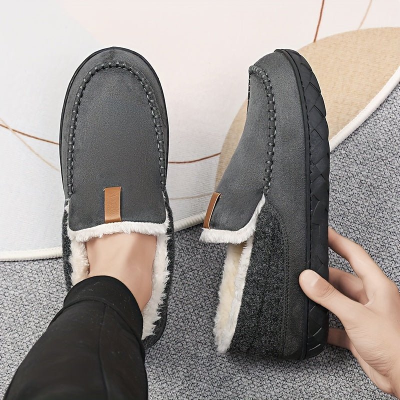 Lars – Pantoufles Chaudes avec Doublure en Laine