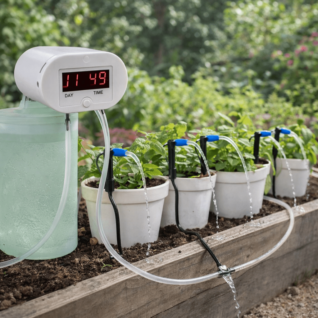 Arrosage automatique intelligent pour plantes d'intérieur