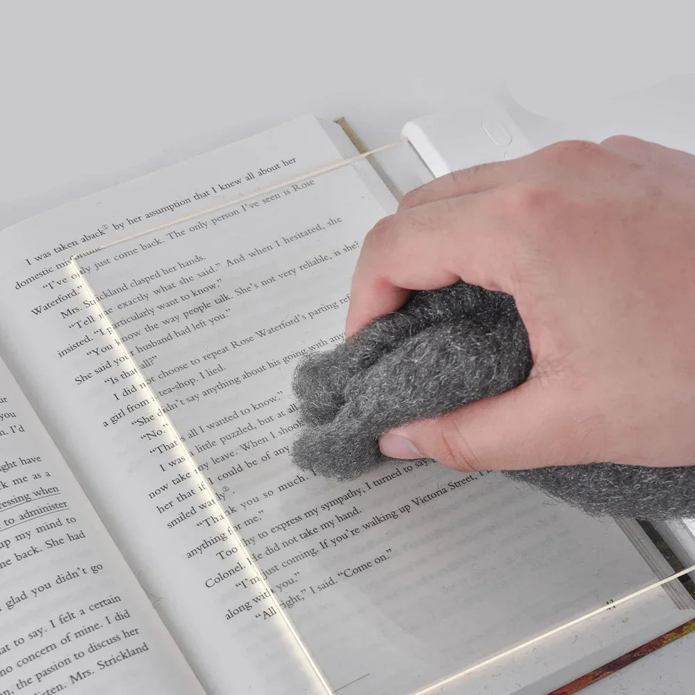 LUMIREAD – Lampe de lecture à panneau LED plat avec éclairage doux pour les yeux