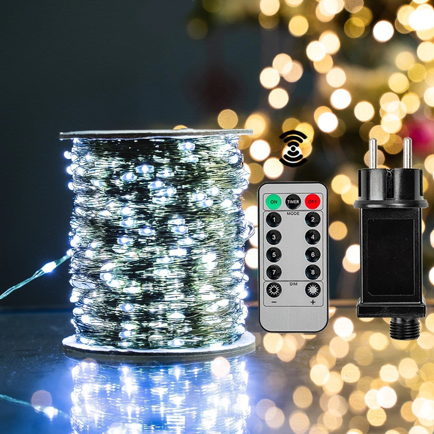 Guirlande lumineuse en fil de cuivre – Guirlande lumineuse LED