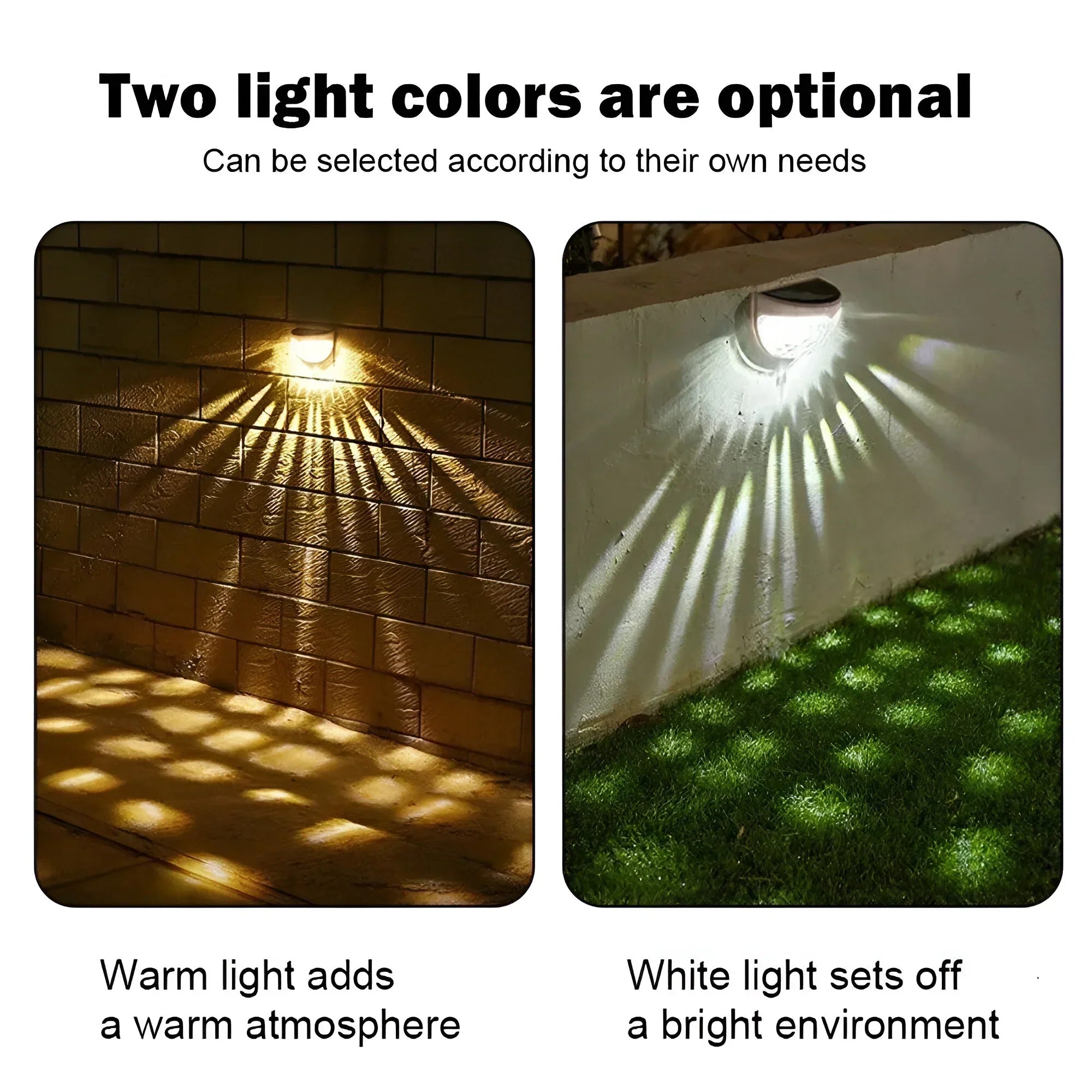 LumiWall – Applique solaire de jardin