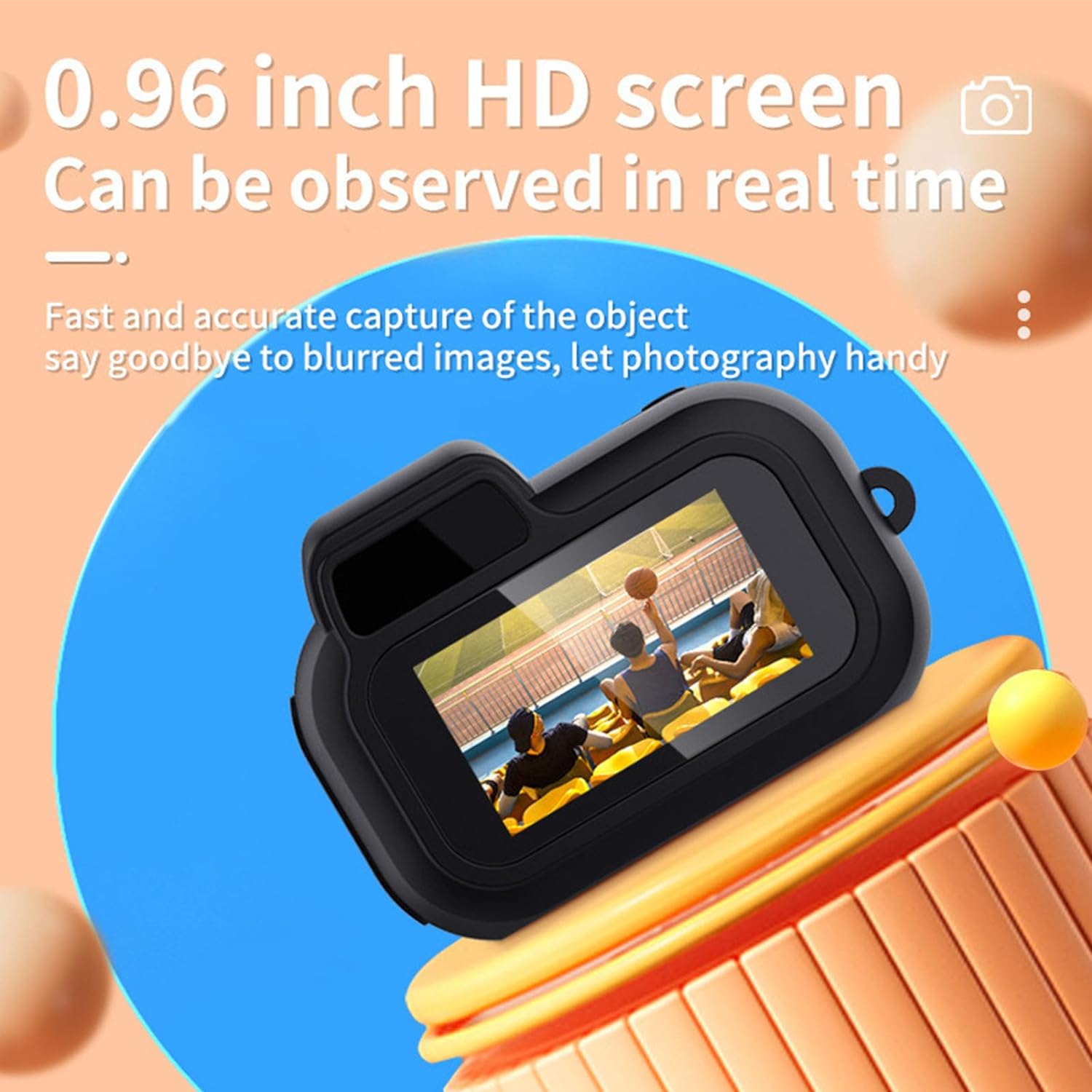 Mini appareil photo numérique compact 1080P avec écran couleur