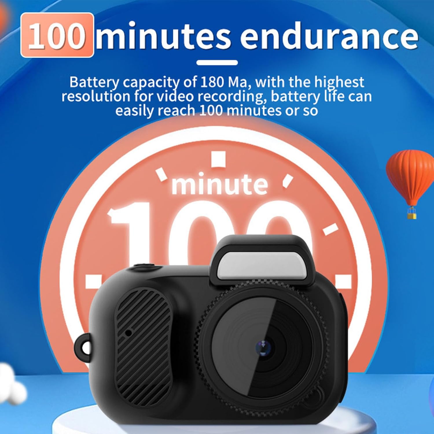Mini appareil photo numérique compact 1080P avec écran couleur