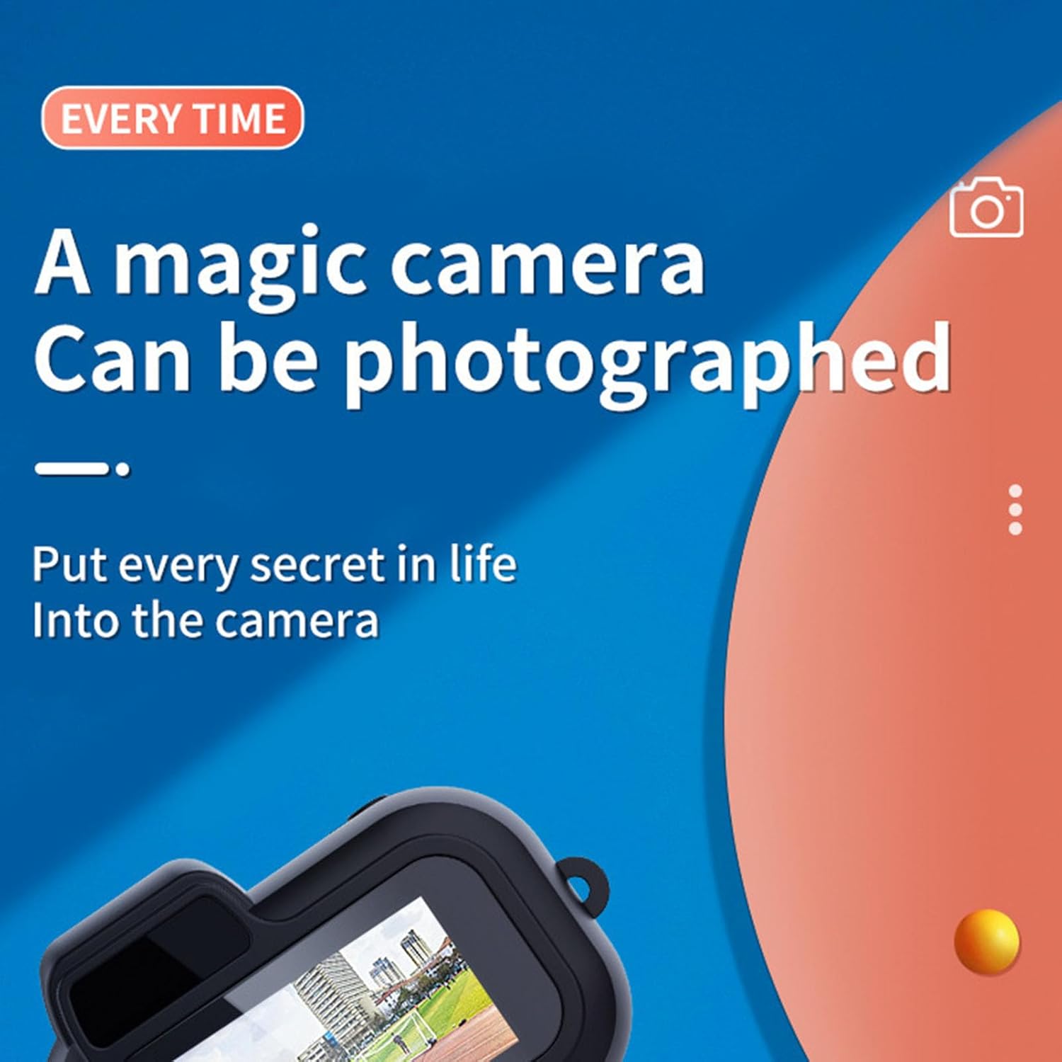 Mini appareil photo numérique compact 1080P avec écran couleur