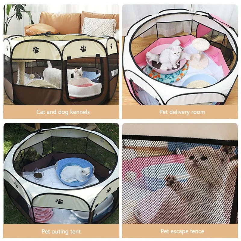 NestGuard Parc pour chiots pliant – Un endroit sûr et calme à tout moment