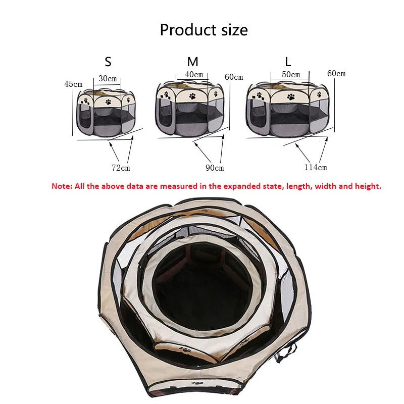NestGuard Parc pour chiots pliant – Un endroit sûr et calme à tout moment