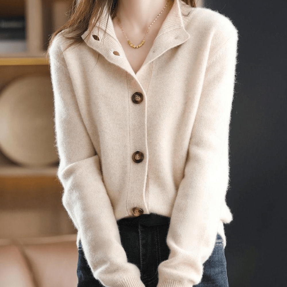 Darla – Cardigan en Cachemire pour Femme – Pièce Douce et Élégante à la Coupe Confortable