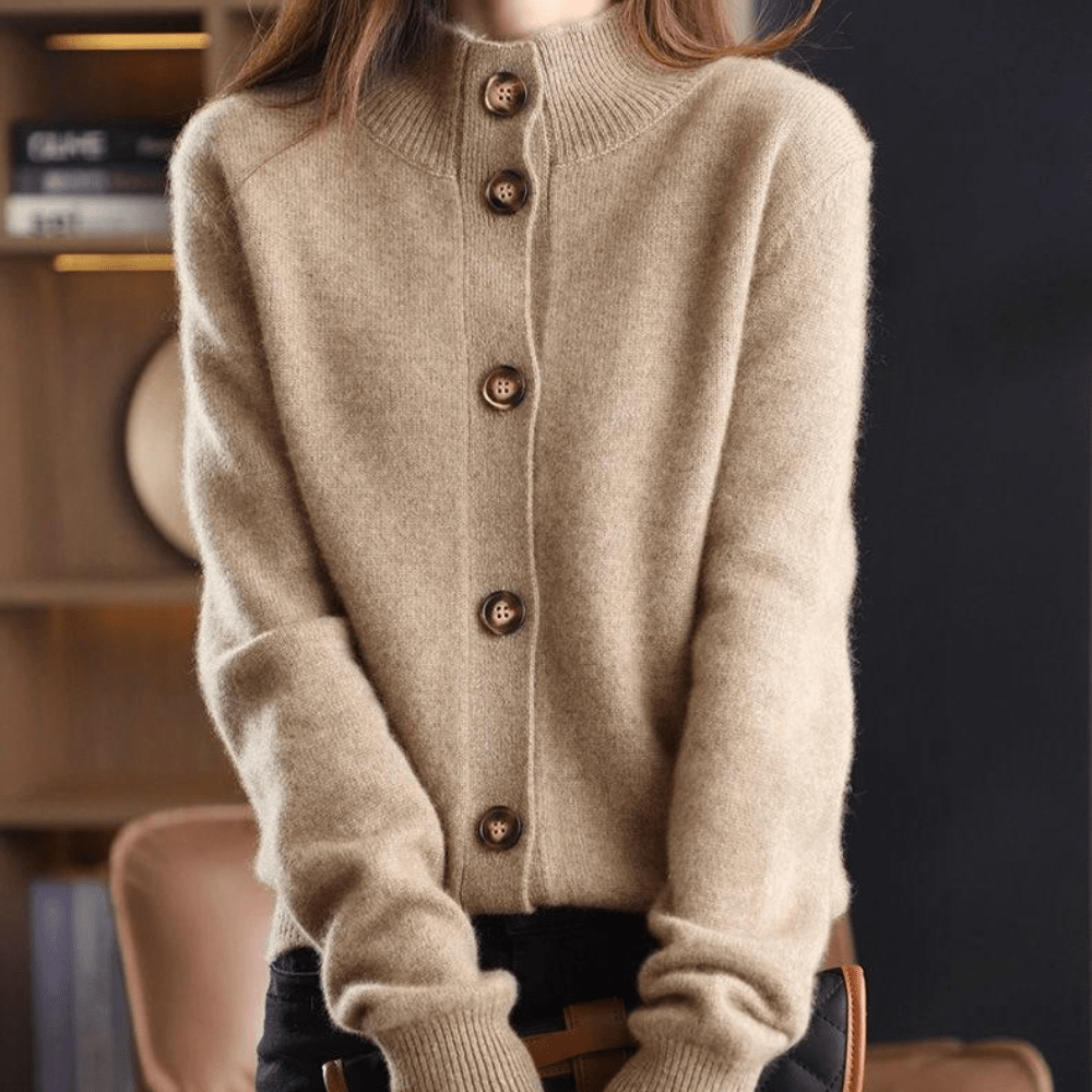 Darla – Cardigan en Cachemire pour Femme – Pièce Douce et Élégante à la Coupe Confortable