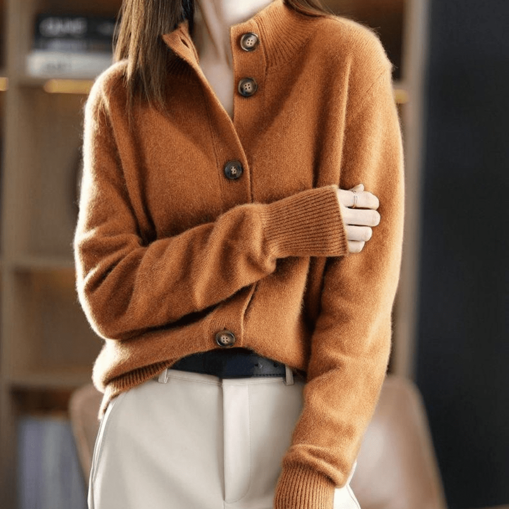 Darla – Cardigan en Cachemire pour Femme – Pièce Douce et Élégante à la Coupe Confortable