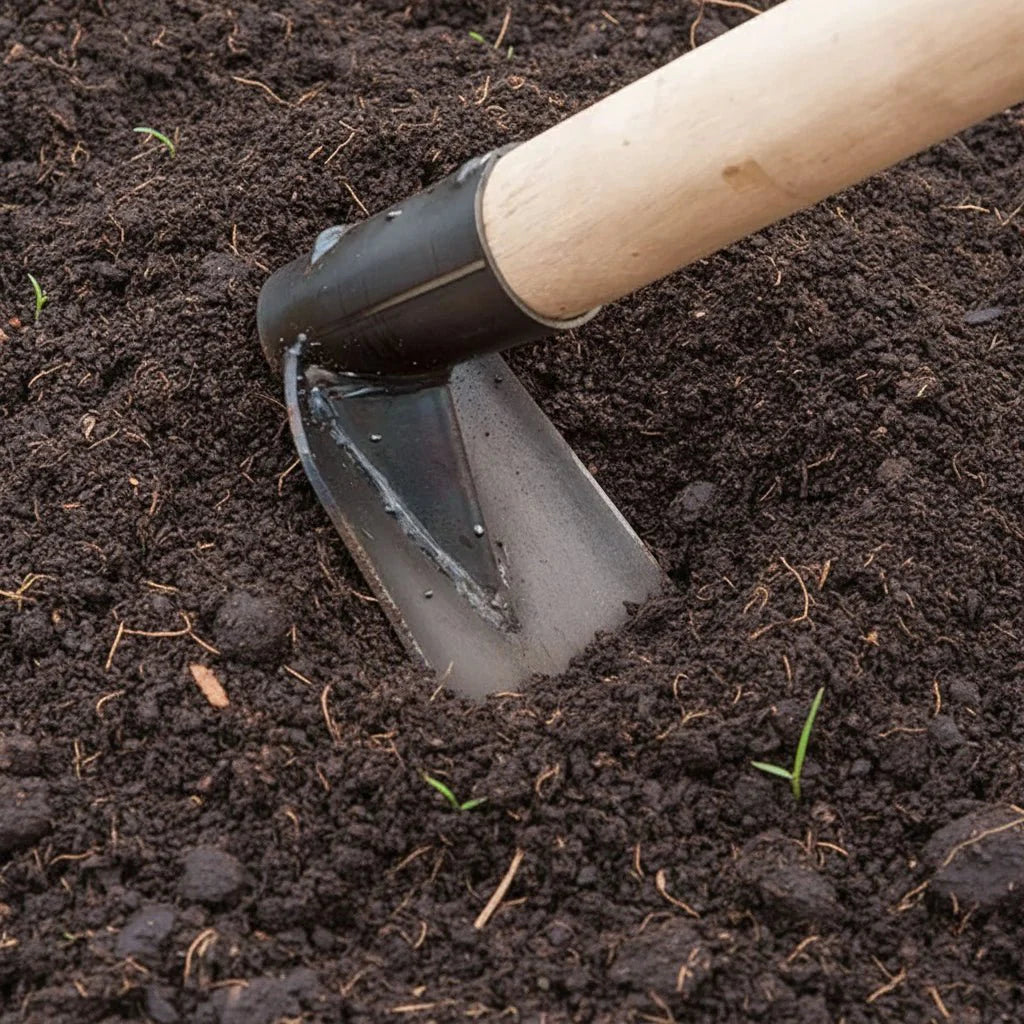 MANGRIP – Binette de jardin en acier pour le désherbage et le bêchage