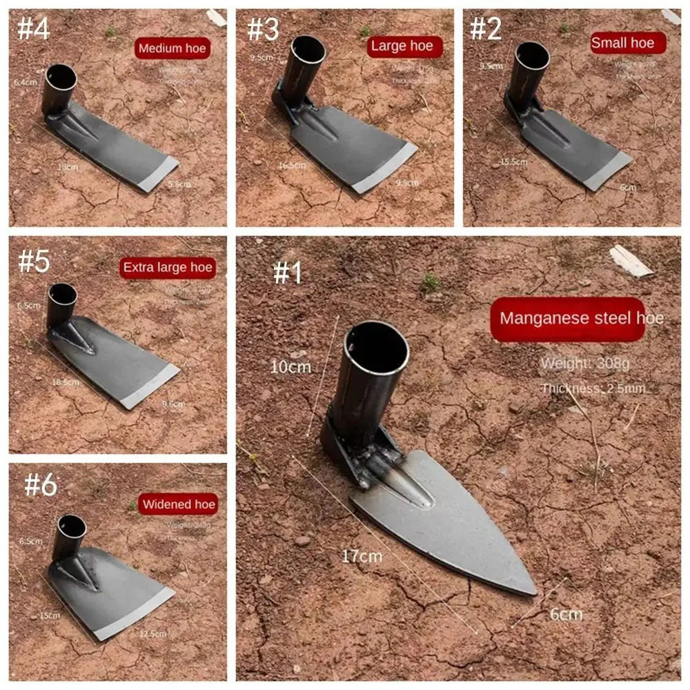 MANGRIP – Binette de jardin en acier pour le désherbage et le bêchage