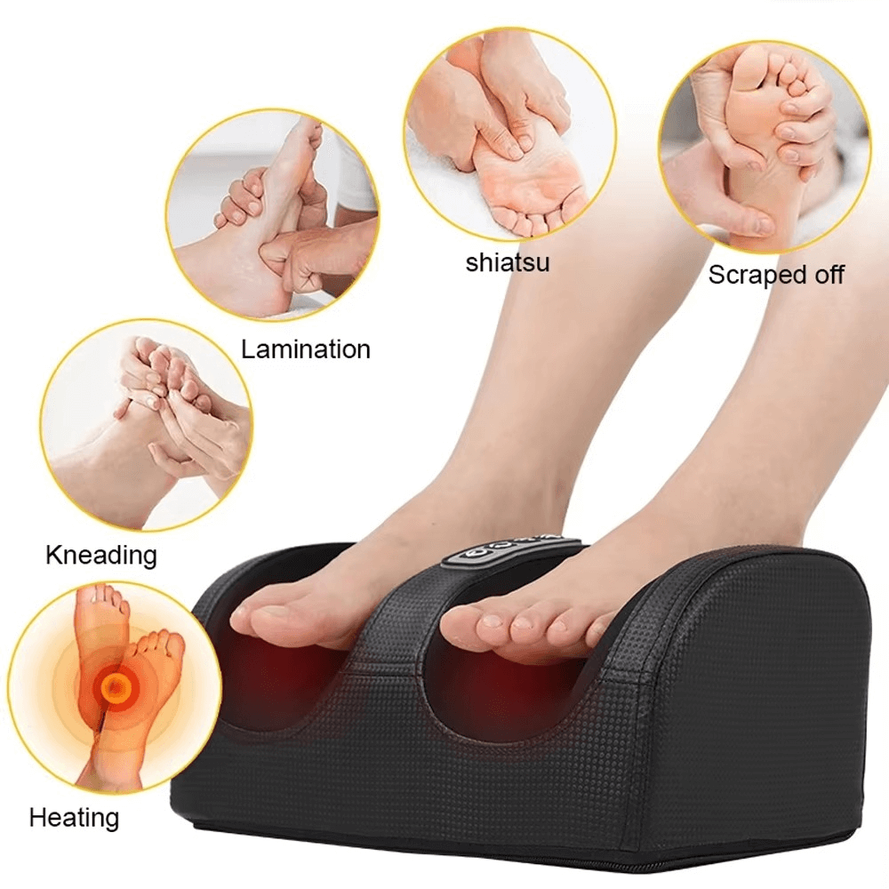 Masseur électrique pour les pieds 3D Shiatsu chauffant