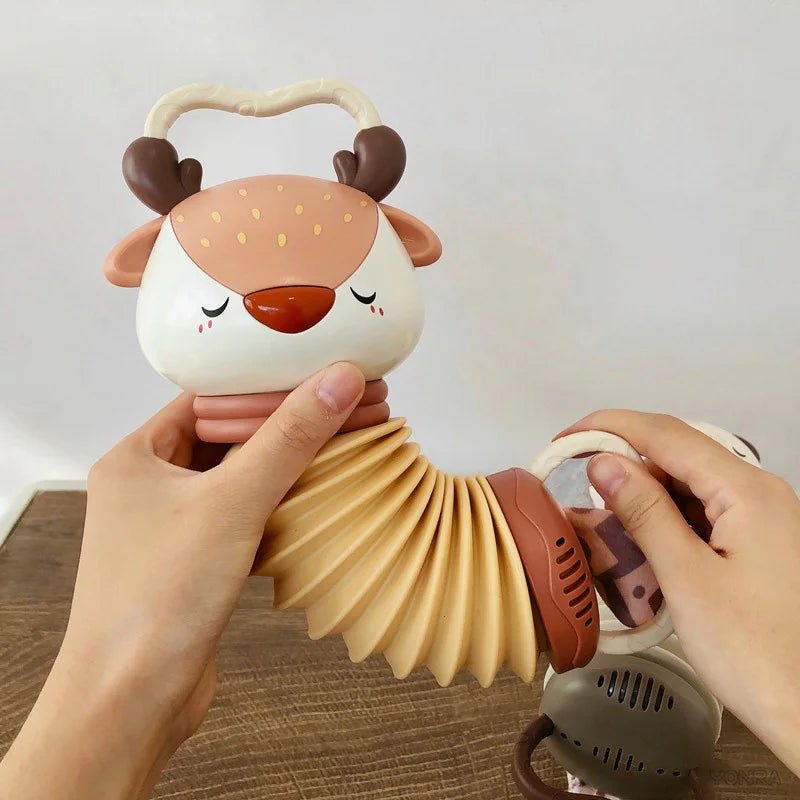 MELOTOY – Hochet accordéon interactif pour bébé, jeu tactile et sonore
