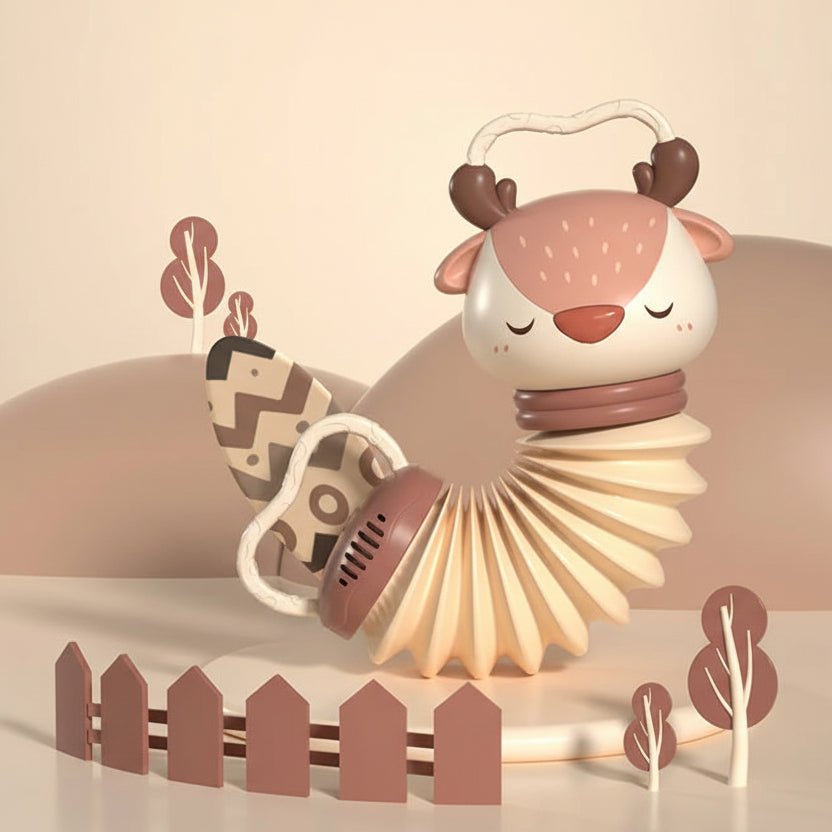 MELOTOY – Hochet accordéon interactif pour bébé, jeu tactile et sonore