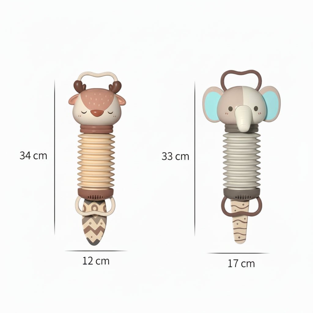 MELOTOY – Hochet accordéon interactif pour bébé, jeu tactile et sonore