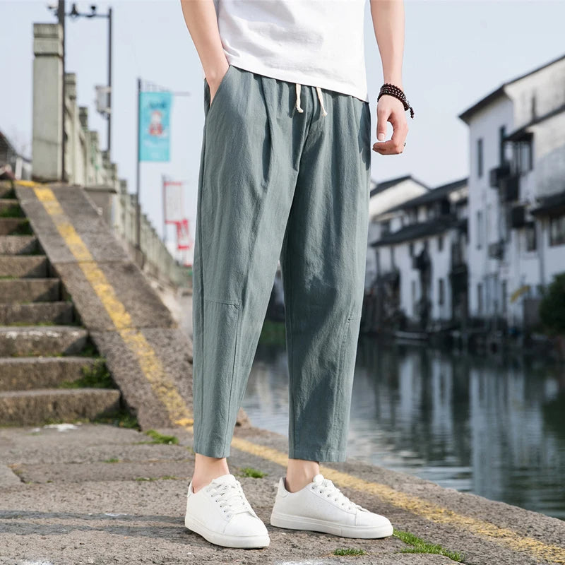 Pantalon confort coupe décontractée pour hommes - Style sans effort