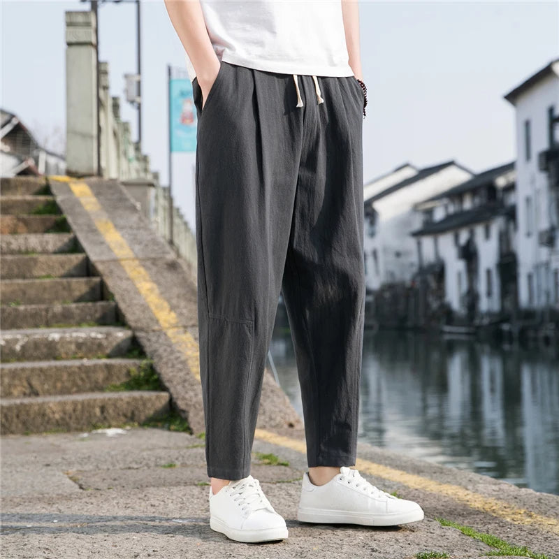 Pantalon confort coupe décontractée pour hommes - Style sans effort