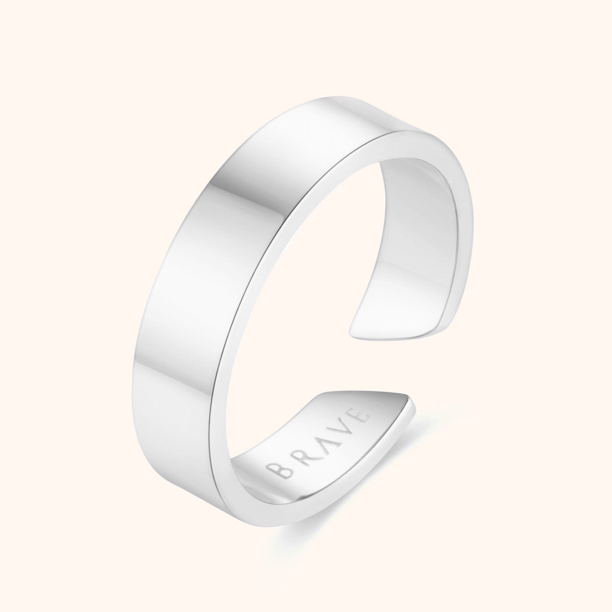 Bague ouverte robuste pour hommes