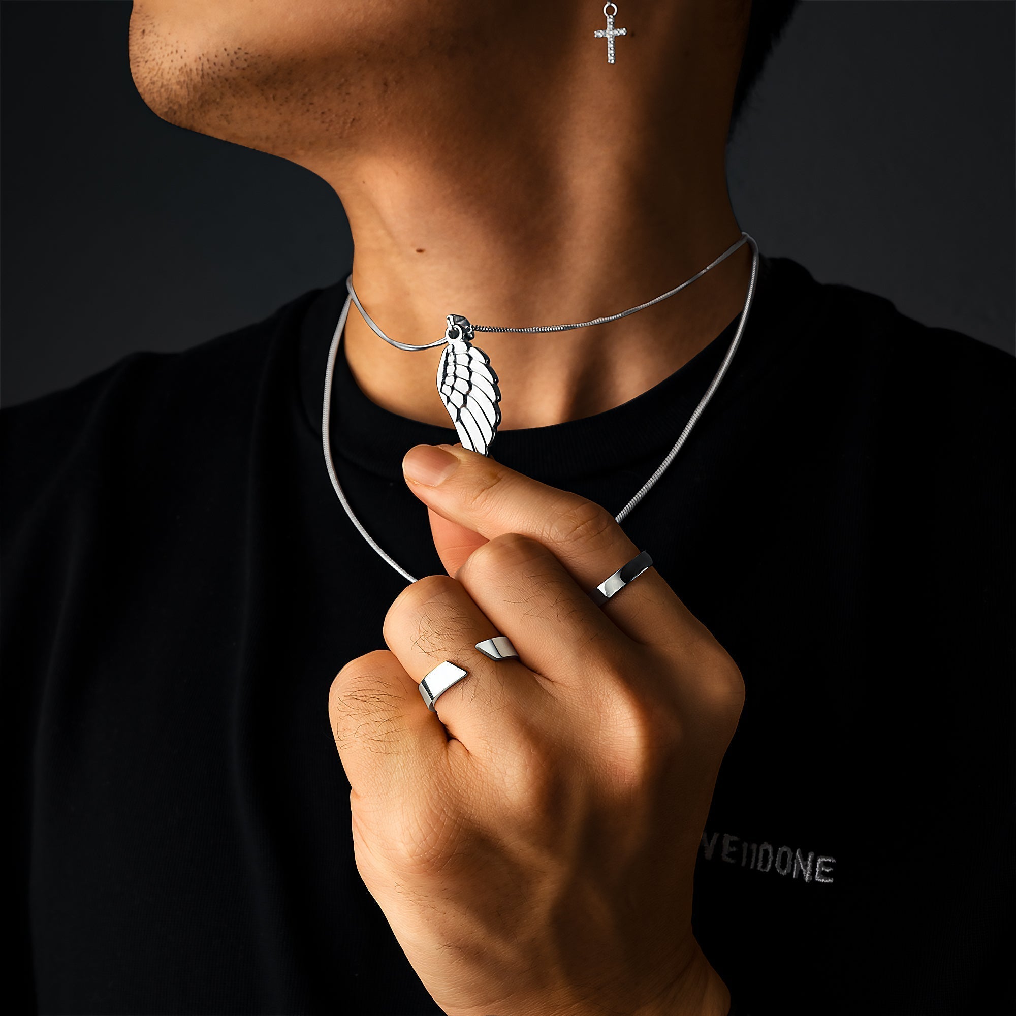 Bague ouverte robuste pour hommes